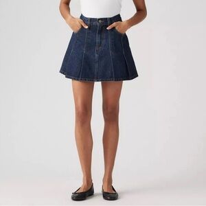 Levi’s denim mini A-Line Skirt
